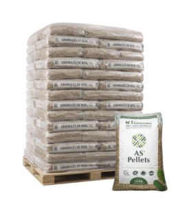 Palette 72 sacs de granulés de Bois