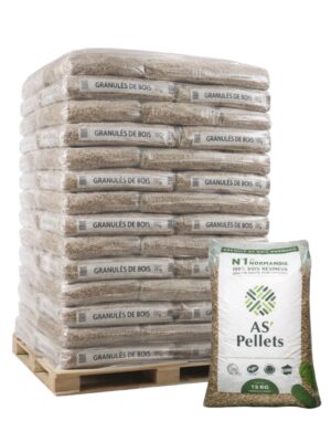 Palette 72 sacs de granulés de Bois