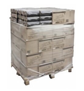 Palette de bûches densifiées