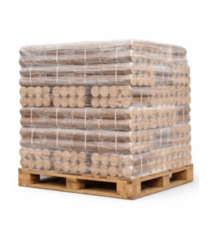 Palette buche Palette 48 packs bûches densifiées - AS Pellets