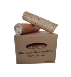Bûches densifiées