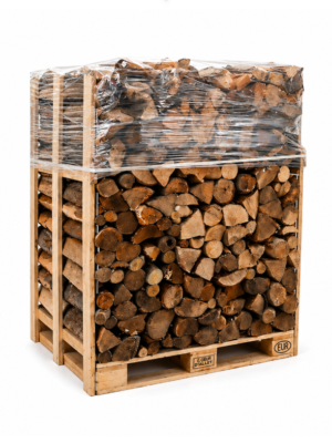Palette bûches bois de chauffage 30 cm - 2 stères